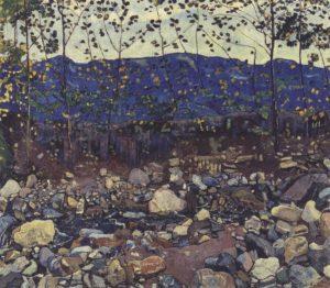 Le ruisseau dans la forêt à Leissingen par Ferdinand Hodler