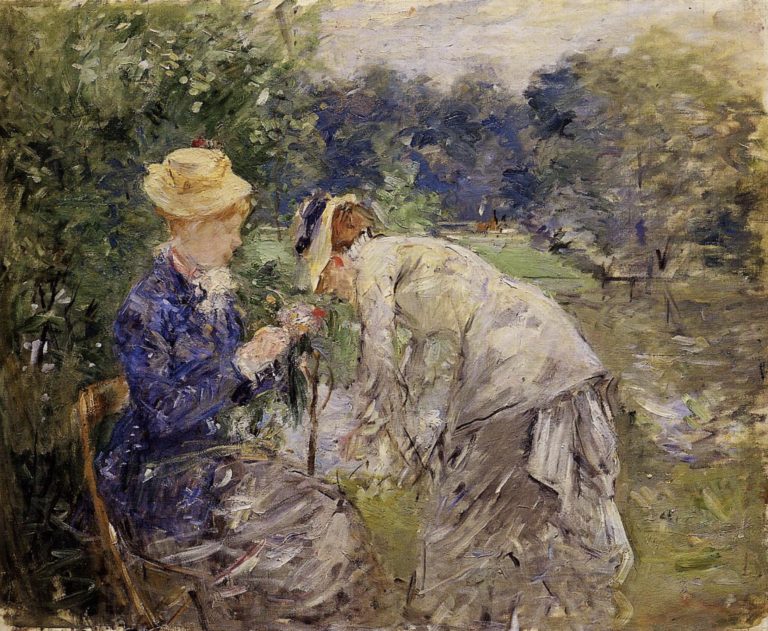 Au bois de Boulogne par Berthe Morisot
