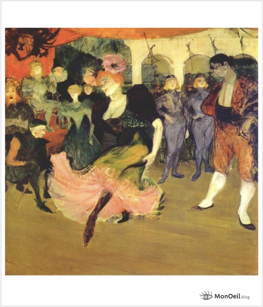 Marcelle Lender dansant le boléro par Henri de Toulouse-Lautrec