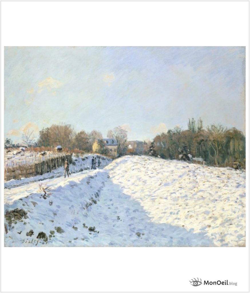Effets de neige à Argenteuil par Alfred Sisley
