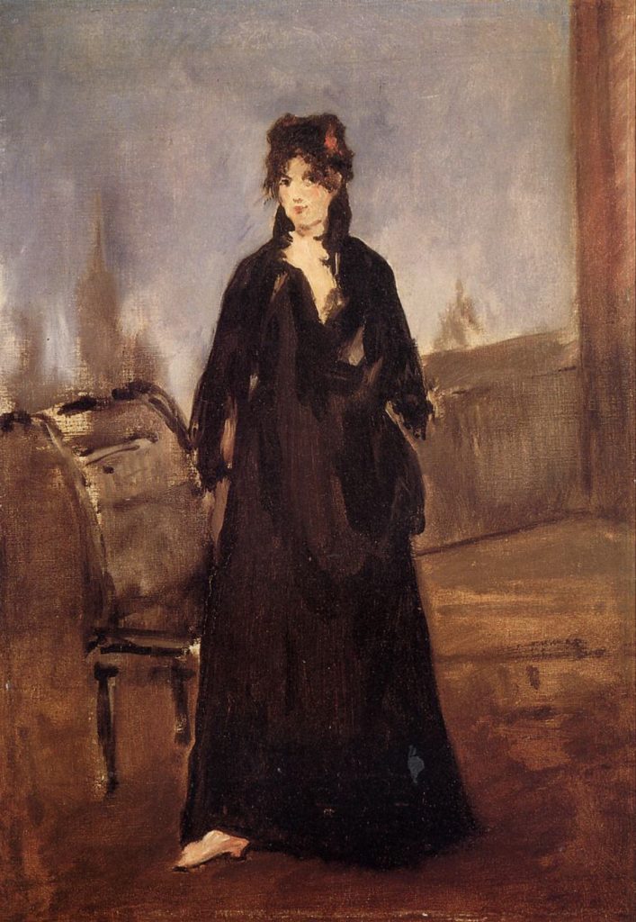 Portrait de Berthe Morisot par Édouard Manet
