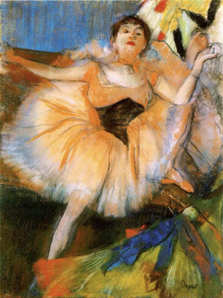 Danseuse assise d’Edgar Degas