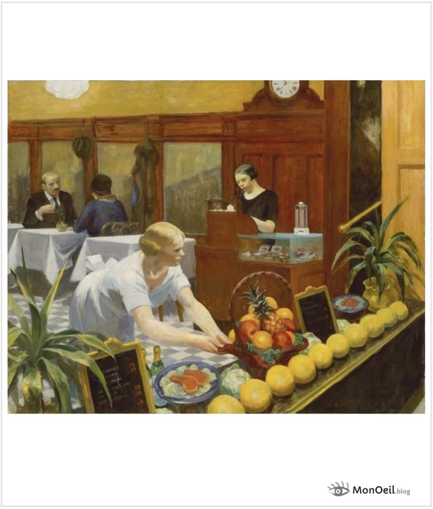 Tables pour dames par Edward Hopper