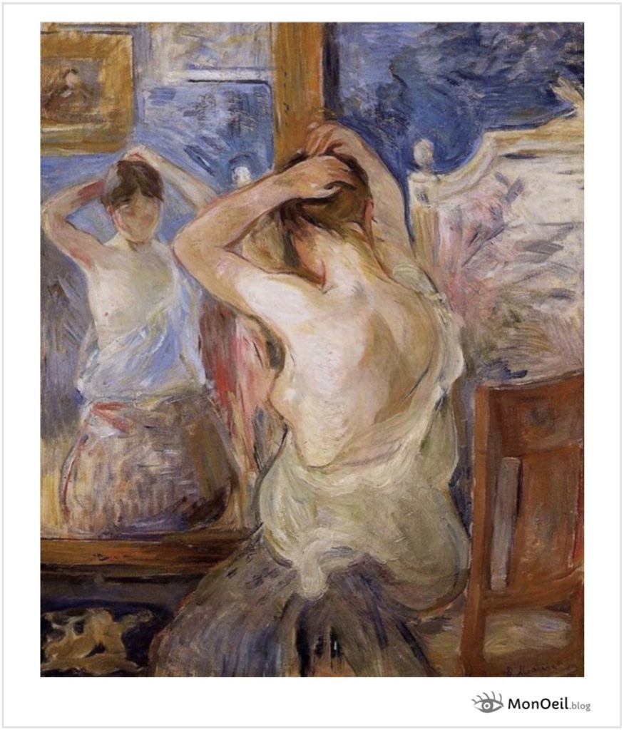 Devant la psyché par Berthe Morisot
