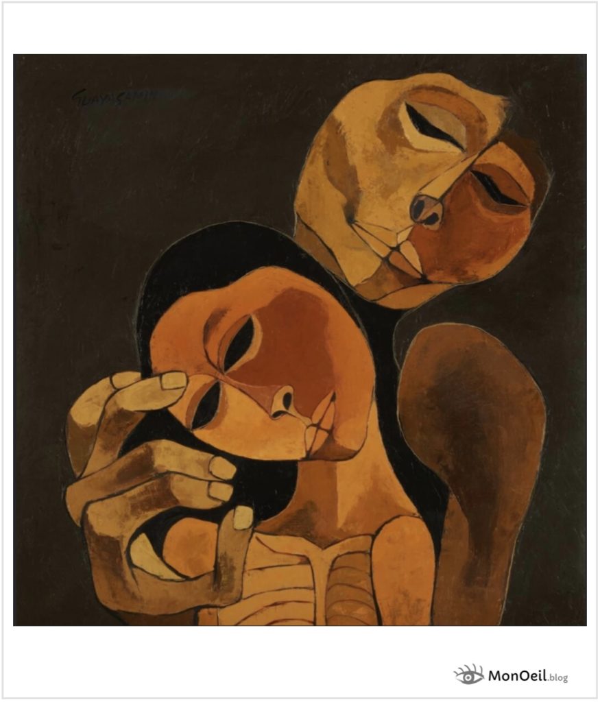 Mère et enfant par Oswaldo Guayasamín