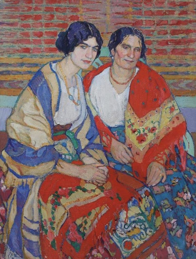 Mère et fille par Elena Kiseleva