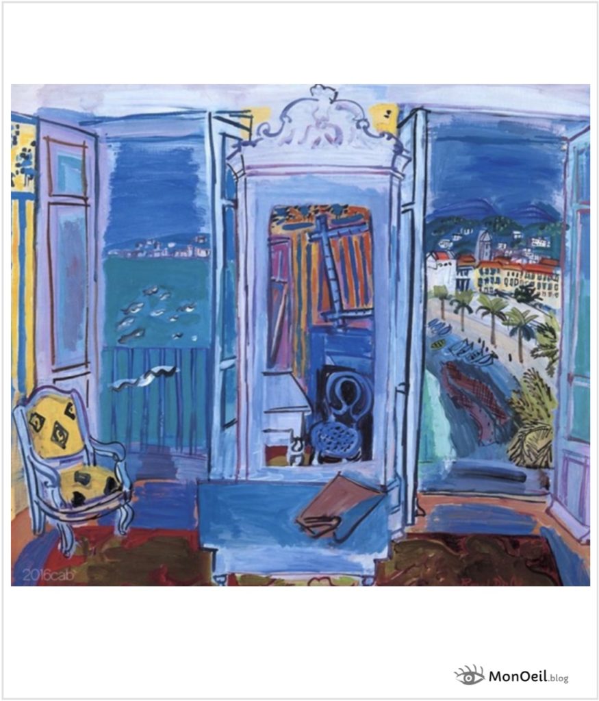 Fenêtres ouvertes sur Nice par Raoul Dufy