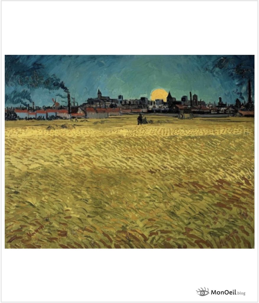 Arles, soir d’été par Vincent van Gogh