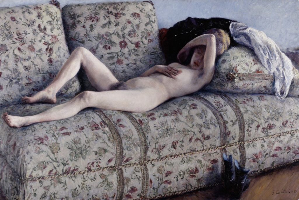 Nu au divan (1880) De Gustave Caillebotte