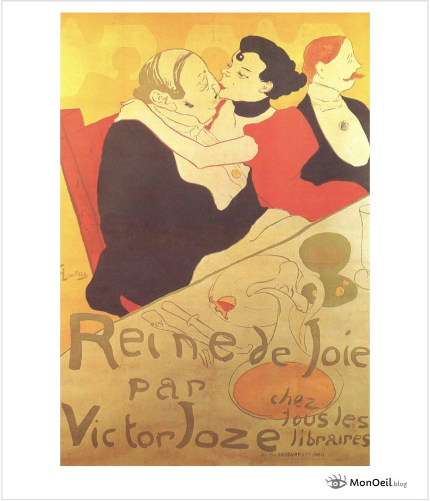 Reine de joie, affiche de Toulouse-Lautrec