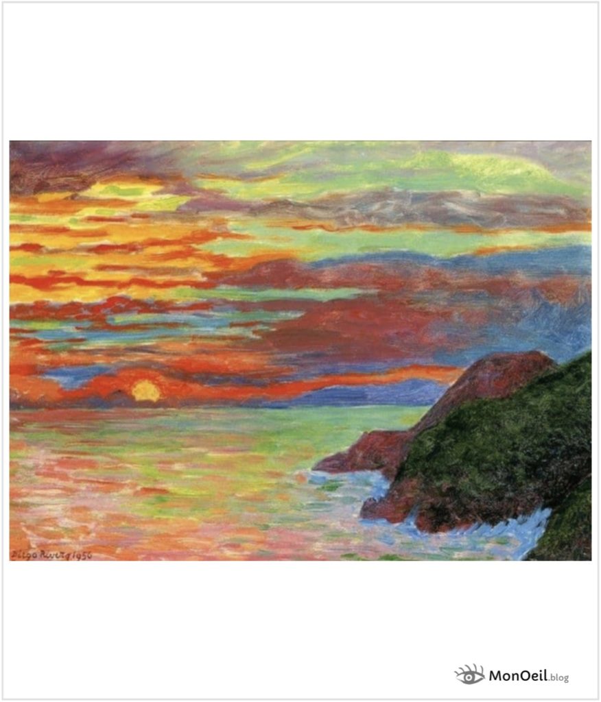 Coucher de soleil par Diego Rivera