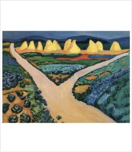 Champs de légumes par August Macke