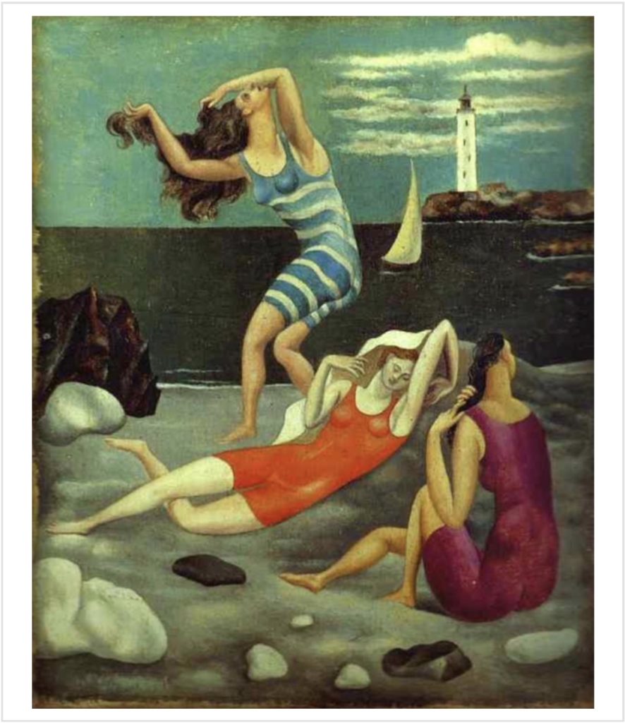 Les baigneuses de Biarritz par Pablo Picasso
