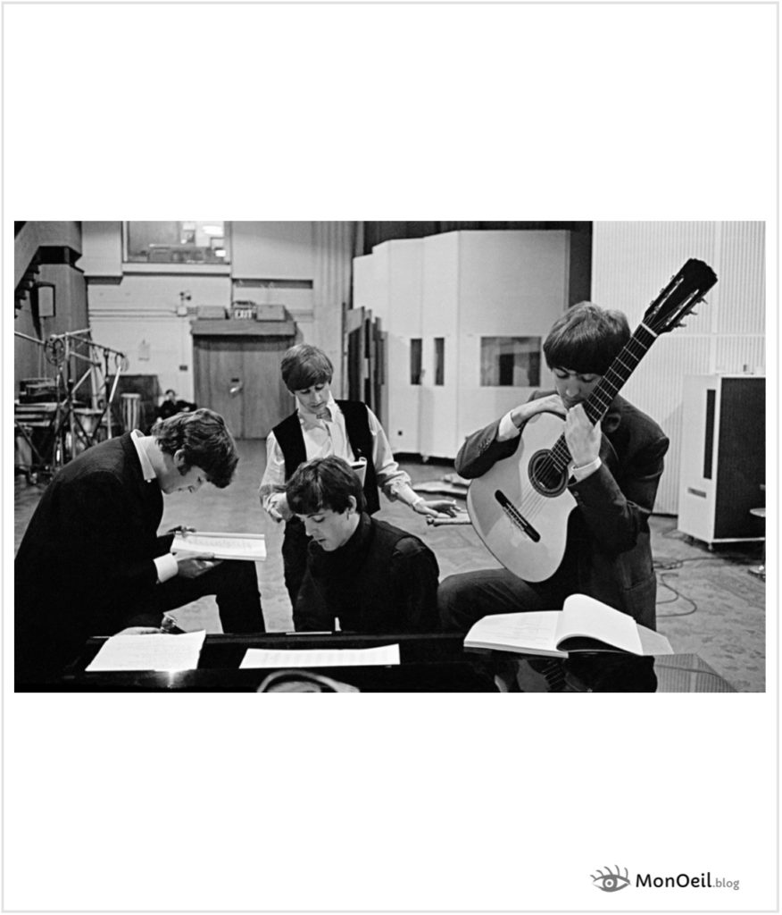 The Beatles au Studios Abbey Road, photo de David Hurn