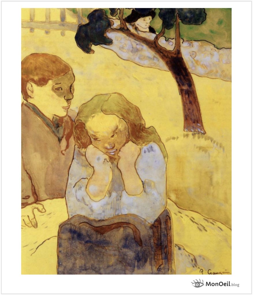 Misère humaine par Paul Gauguin