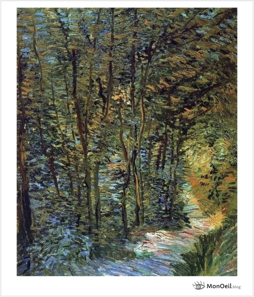 Chemin dans la forêt par Vincent van Gogh