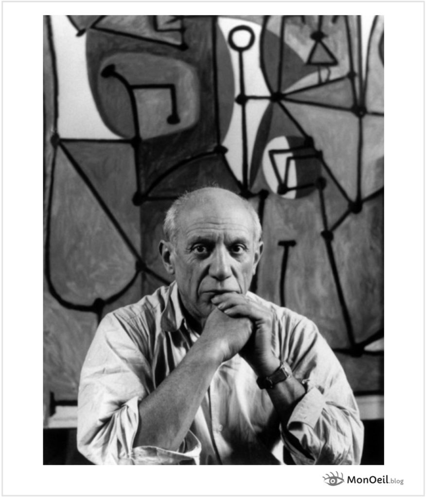Pablo Picasso dans son atelier (1948) Photo d’Herbert List