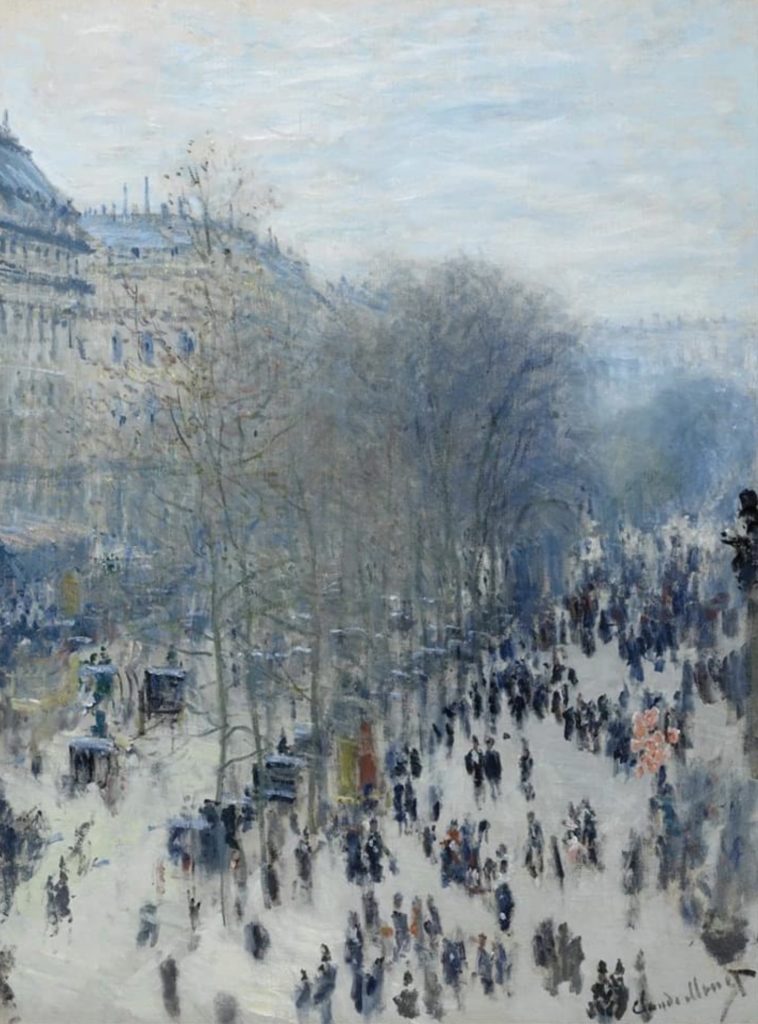 Boulevard des Capucines, Paris de Claude Monet