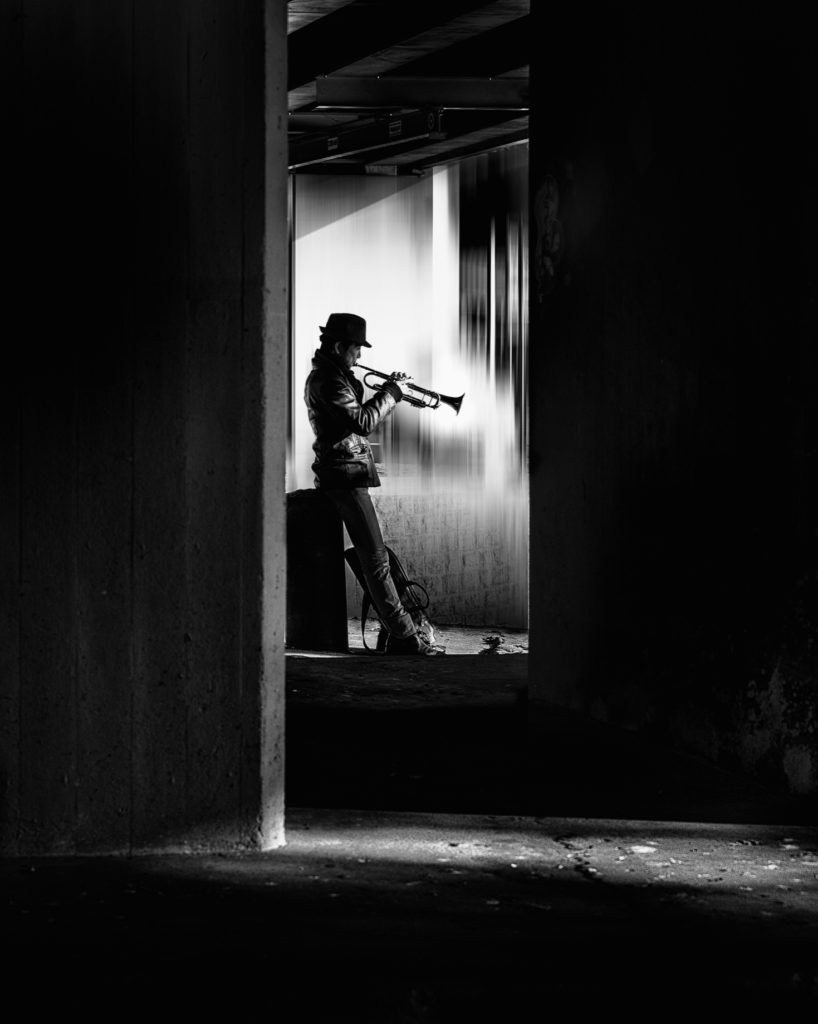 Le trompettiste, photo de Bogdan Kotewicz
