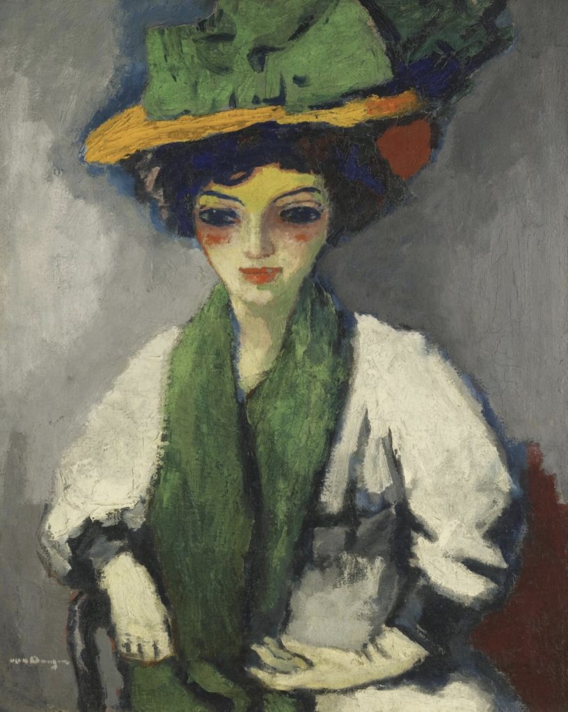 Femme au chapeau vert de Kees van Dongen