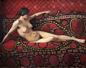 Nu au canapé rouge d’Albert Marquet