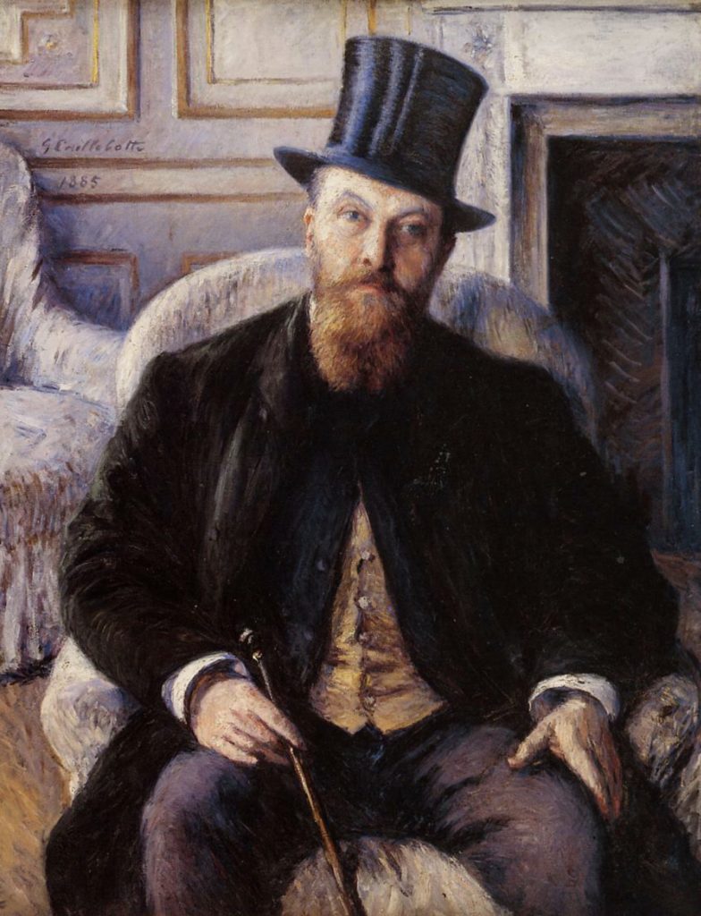 Portrait de Jules Dubois par Gustave Caillebotte