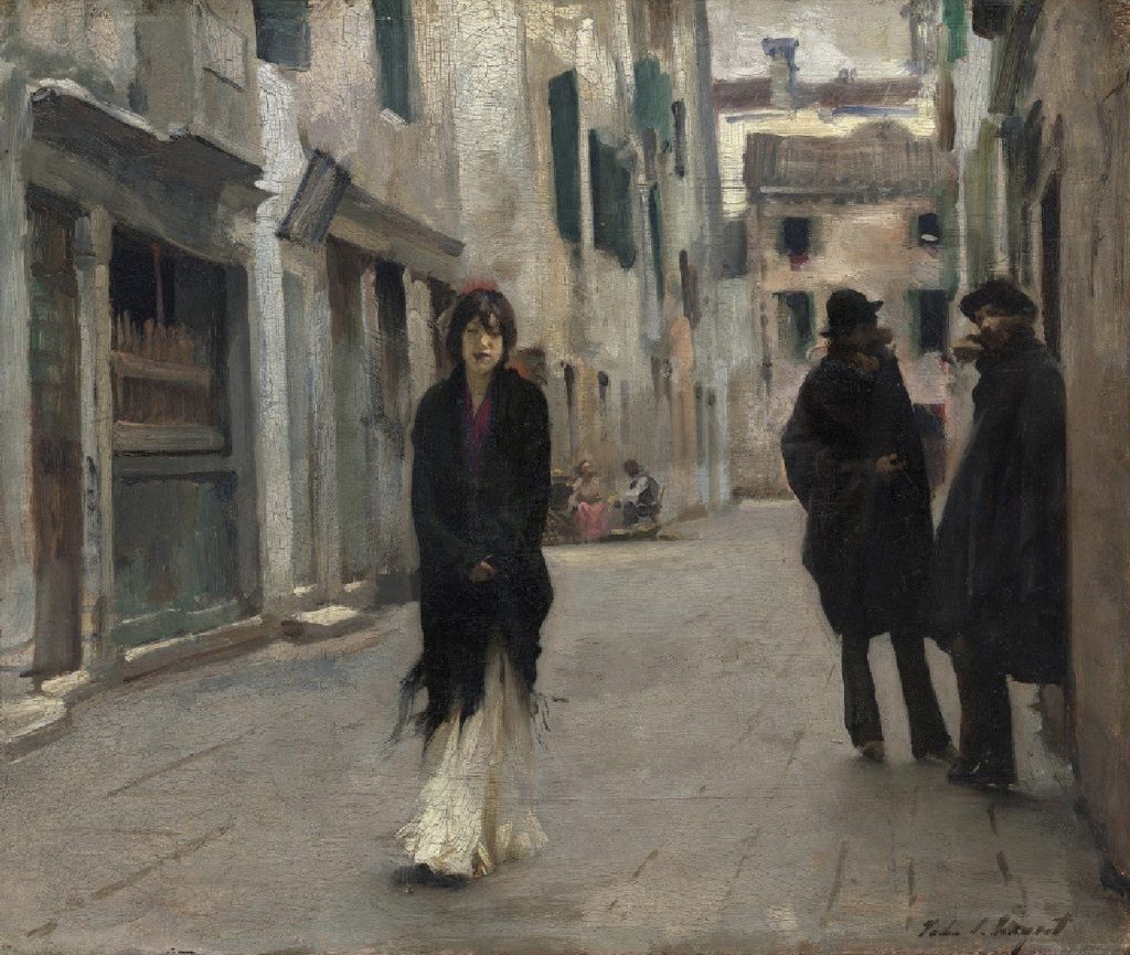 Rue de Venise de John Singer Sargent