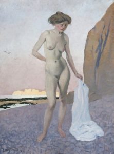 Sur la plage par Félix Vallotton