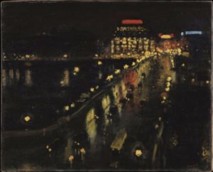 Le Pont Neuf la nuit d’Albert Marquet