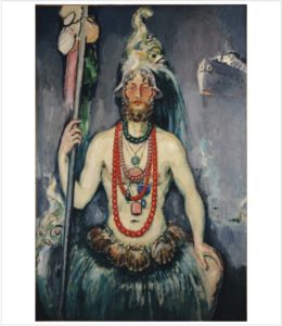 Autoportrait en Neptune de Kees van Dongen