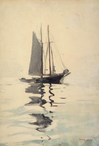 Goélette à deux mâts de Winslow Homer