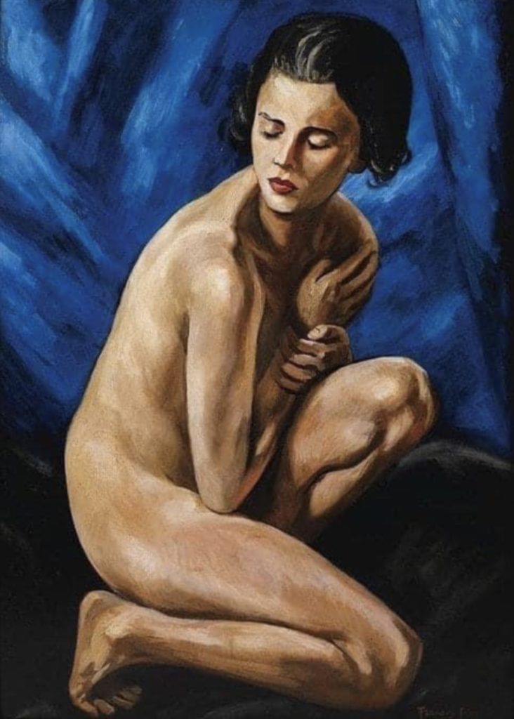 Femme accroupie par Francis Picabia