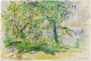 Le jardin par Oskar Kokoschka
