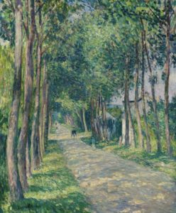 Attelage sur un chemin ensoleillé par Henri Lebasque
