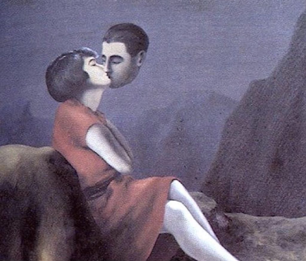Amour à distance par René Magritte
