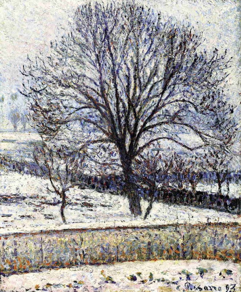 Le dégel, Éragny par Camille Pissarro