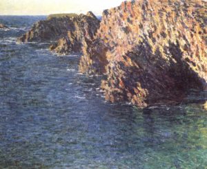 La grotte de Port-Domois par Claude Monet