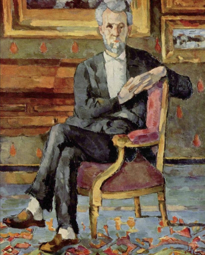 Portrait de Victor Choquet assis par Paul Cézanne