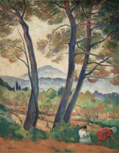 Sanary, vue sur le Cap Sicié par Henri Lebasque