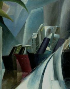 Le port de New-York par Tamara de Lempicka