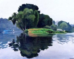 L’île Poissy par Albert Marquet