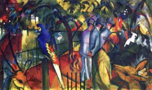 Jardin zoologique par August Macke