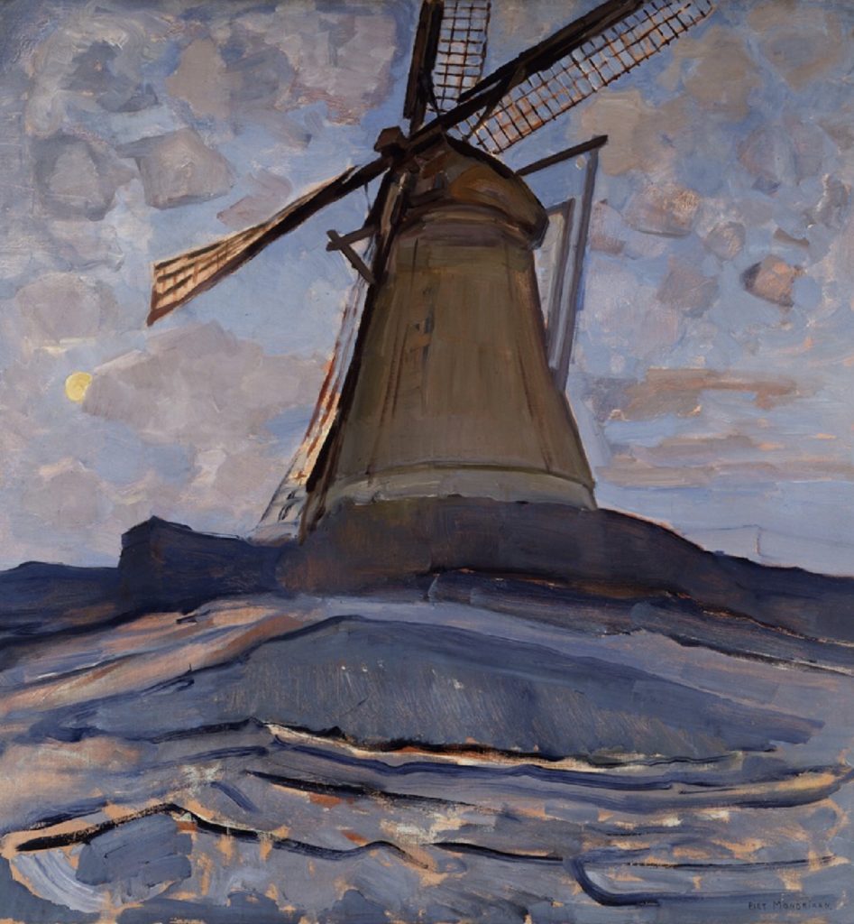 Moulin à vent par Piet Mondrian
