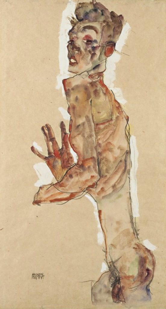 Autoportrait par Egon Schiele