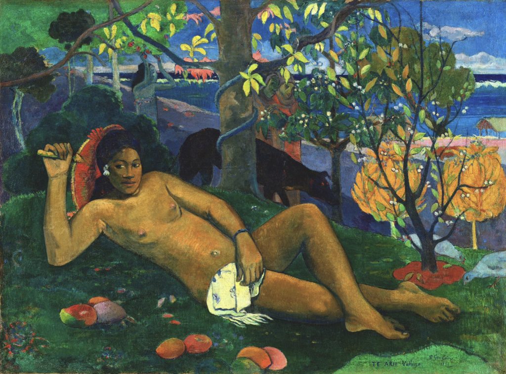 Te Arii Vahine par Paul Gauguin