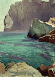 Crique de San Vincente, Majorque par Joaquín Sorolla y Bastida