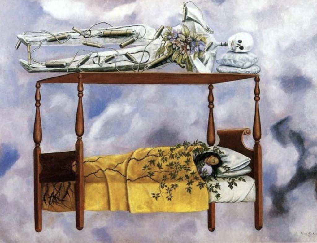 Le rêve par Frida Kahlo