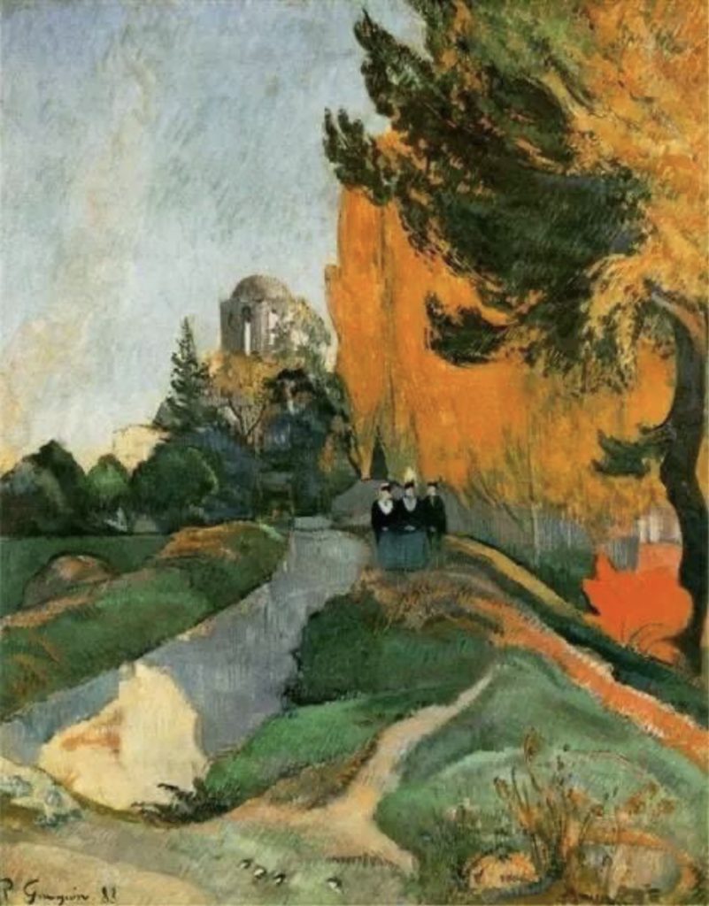 Les Alyscamps par Paul Gauguin