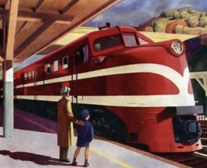 Locomotive par Edward Hopper