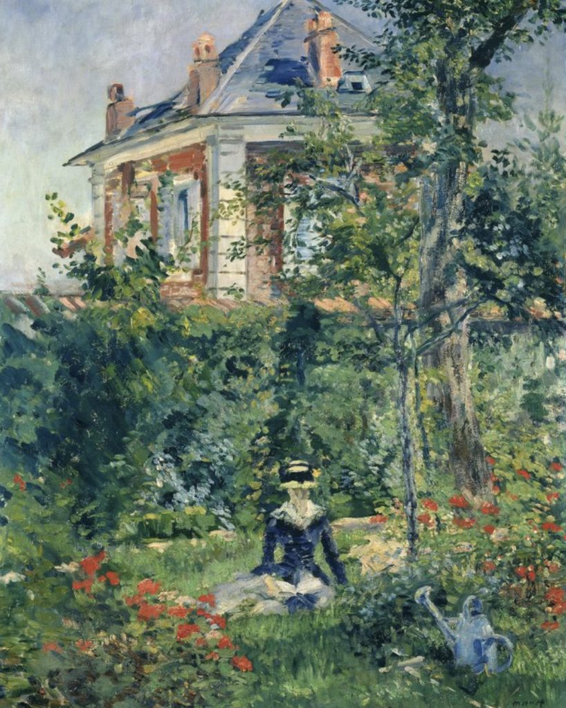 Une coin du jardin de Bellevue par Édouard Manet